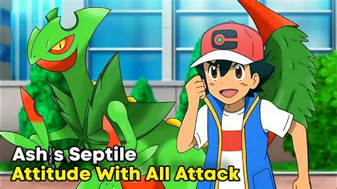 All Ash's Sceptile moves .